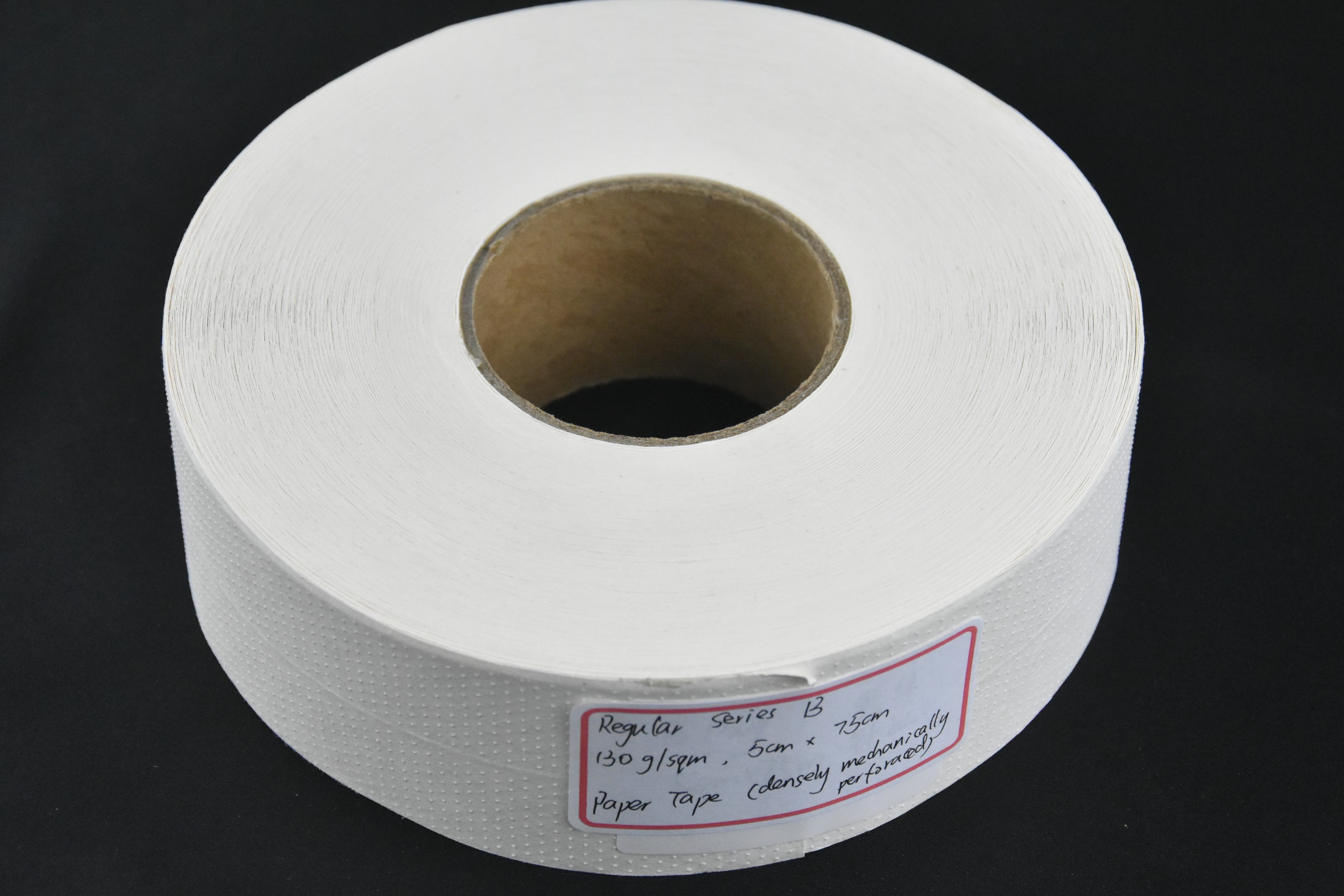 Mechanical hole drywall paper tape